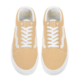 Tan Low Top Flat Sneaker