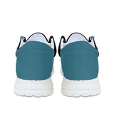 Black and Teal Canvas Loafers