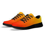 Unisex Orange Gradiant Athletic Running Shoes