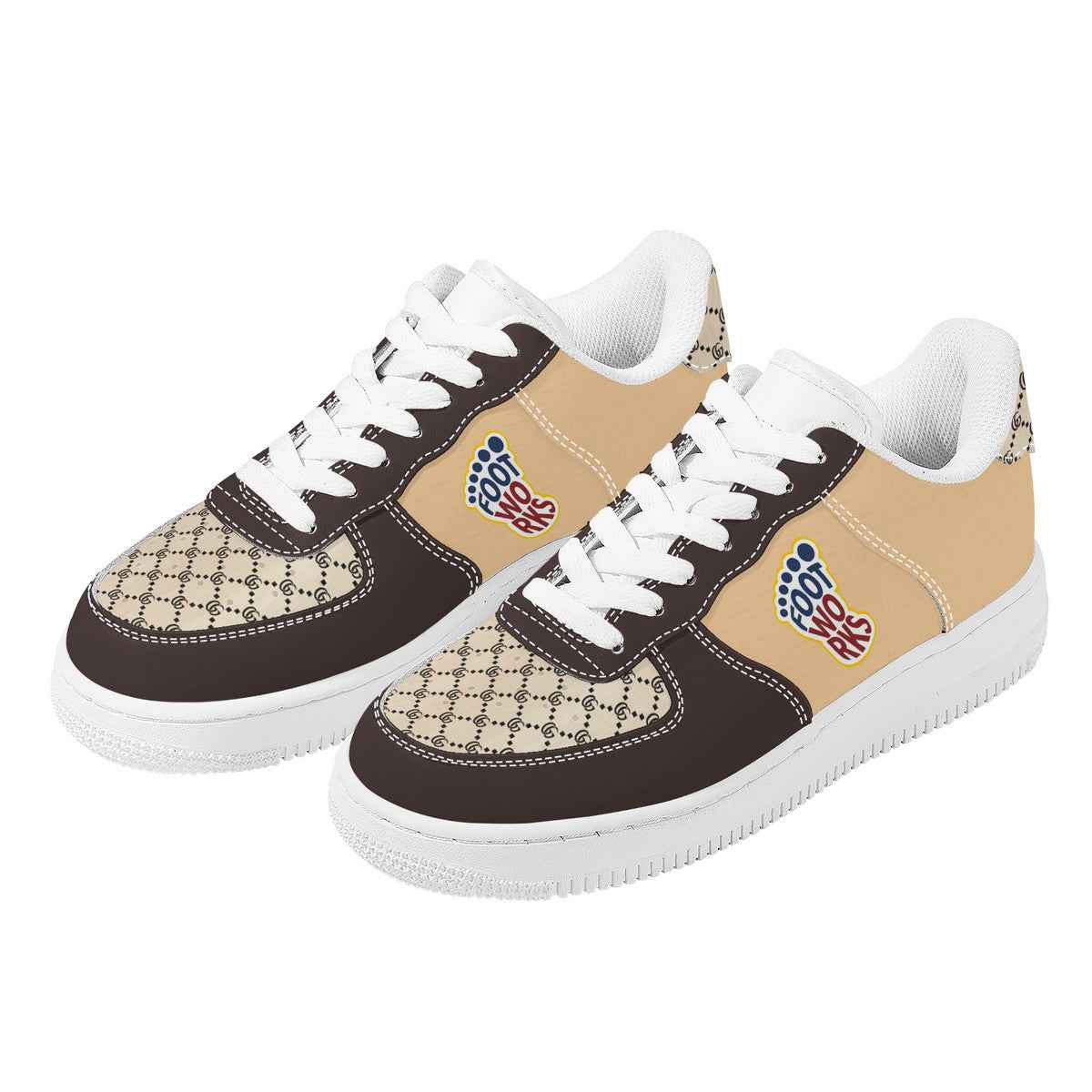 Brown Low Top Unisex Sneaker
