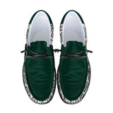 Geometric Design Unisex Canvas Loafers