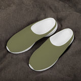 Olive Green Mesh Slipper