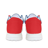 Blue Unisex Party in the USA Canvas Loafers