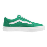 Green Low Top Flat Sneaker