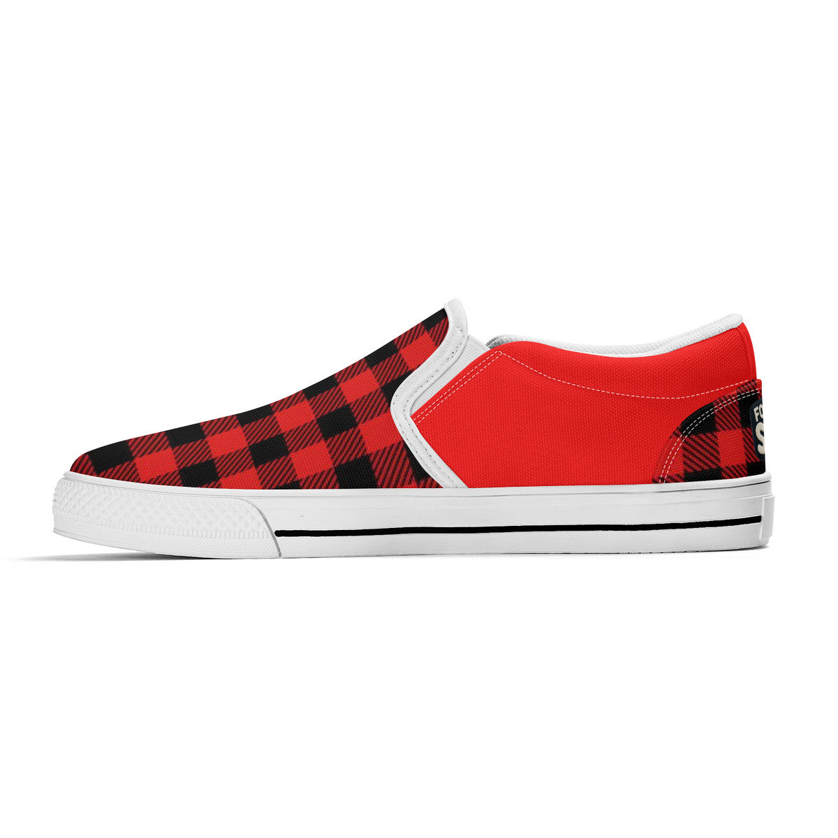 New Style Red Unisex Slip-on Shoes