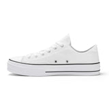 WhiteUnisex Classic Low Top Canvas Shoes