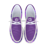 Purple Unisex Canvas Loafers