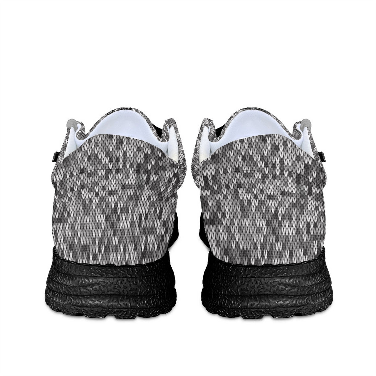 Unisex Gray Woolen Loafers