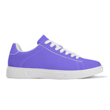 Purple Unisex Premium Synthetic Leather Sneakers