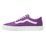 Purple Low Top Flat Sneaker