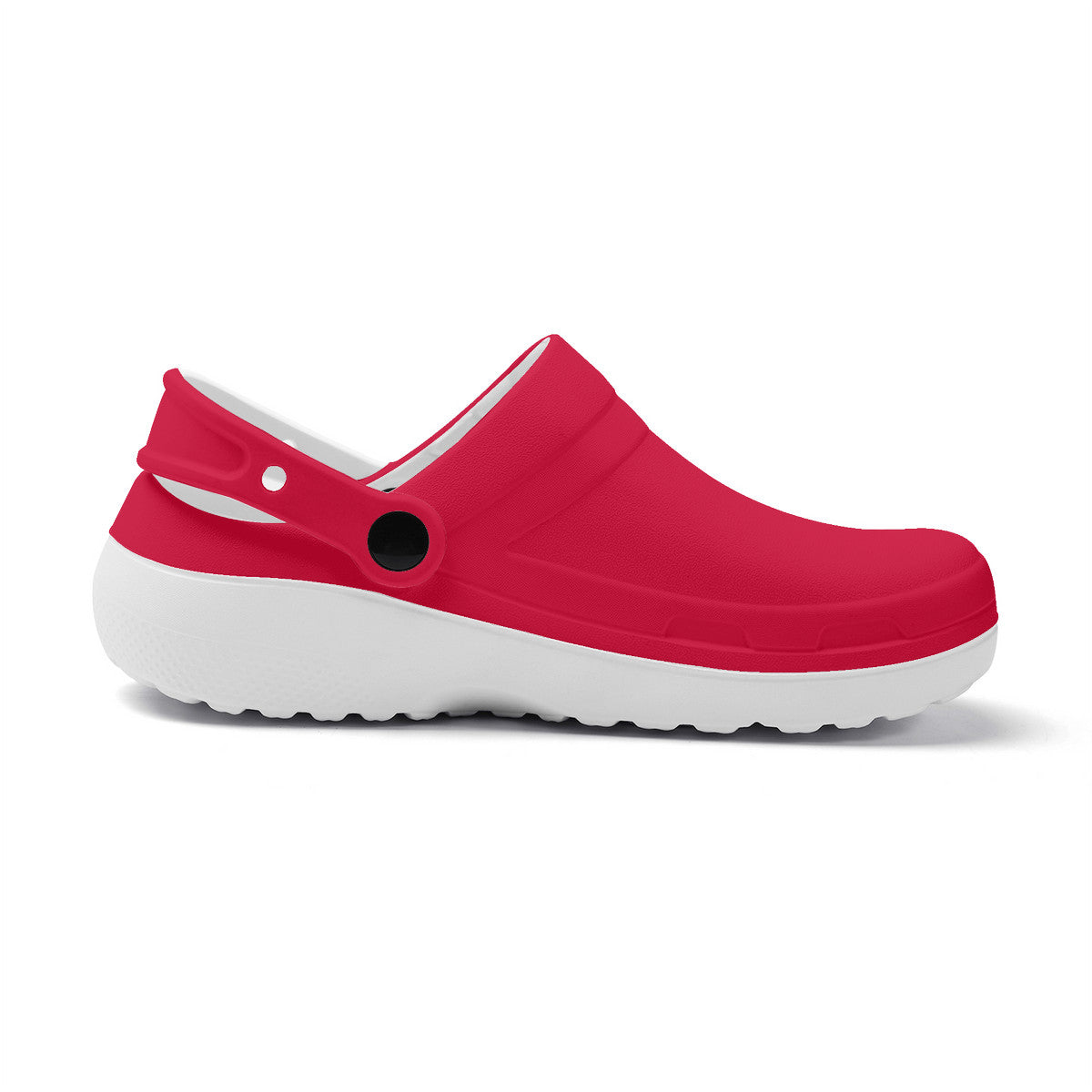 Red Unisex Lightweight Nursing Clogs