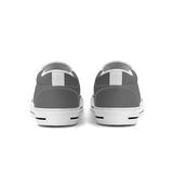 Puter Gray Unisex Slip-on Shoes