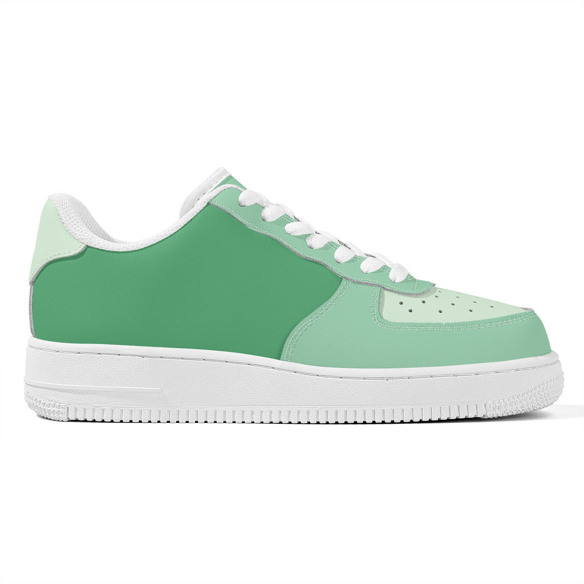 Hues of Green Unisex Microfiber Sneakers