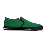 Green Unisex Slip-on Shoes