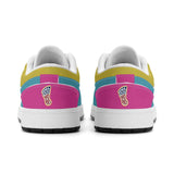 Unisex New Synthetic Leather Low Top Sneakers