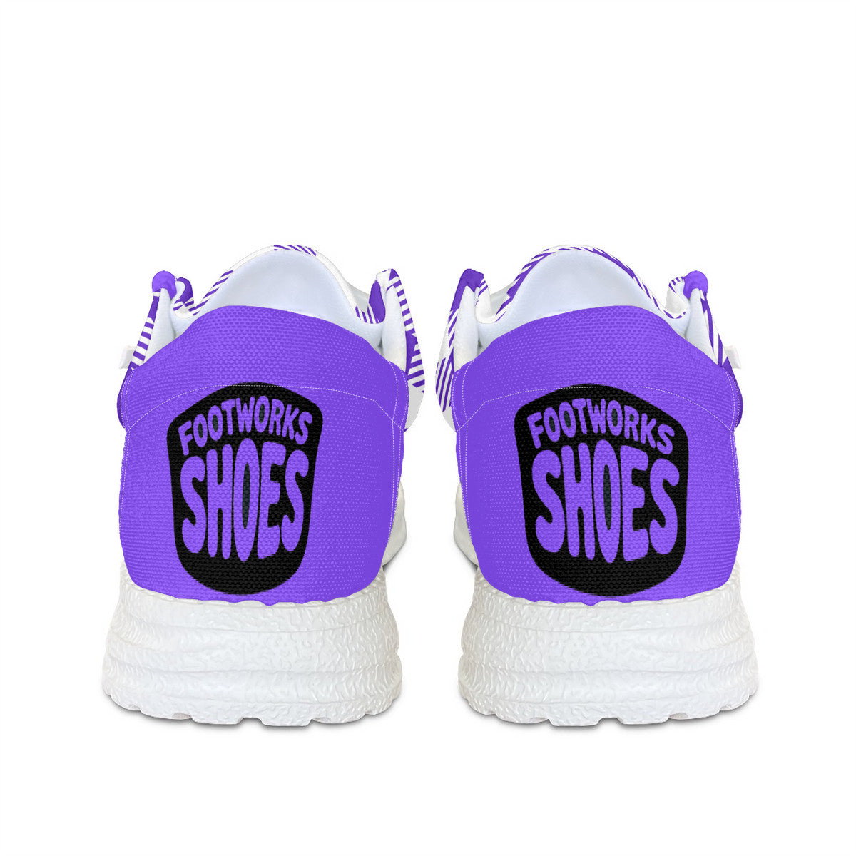 Purple Unisex Canvas Loafers