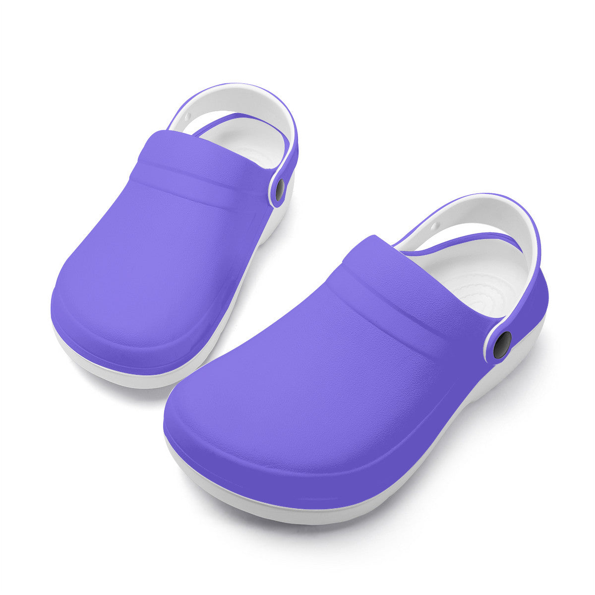 Purple Unisex Lightweight Nursing Clogs