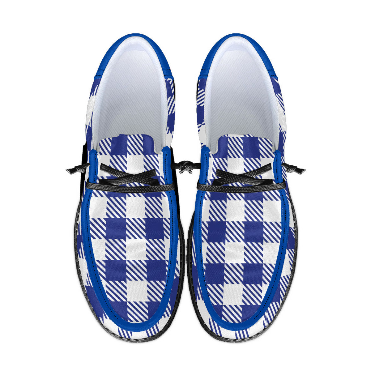 Blue Unisex Canvas Loafers