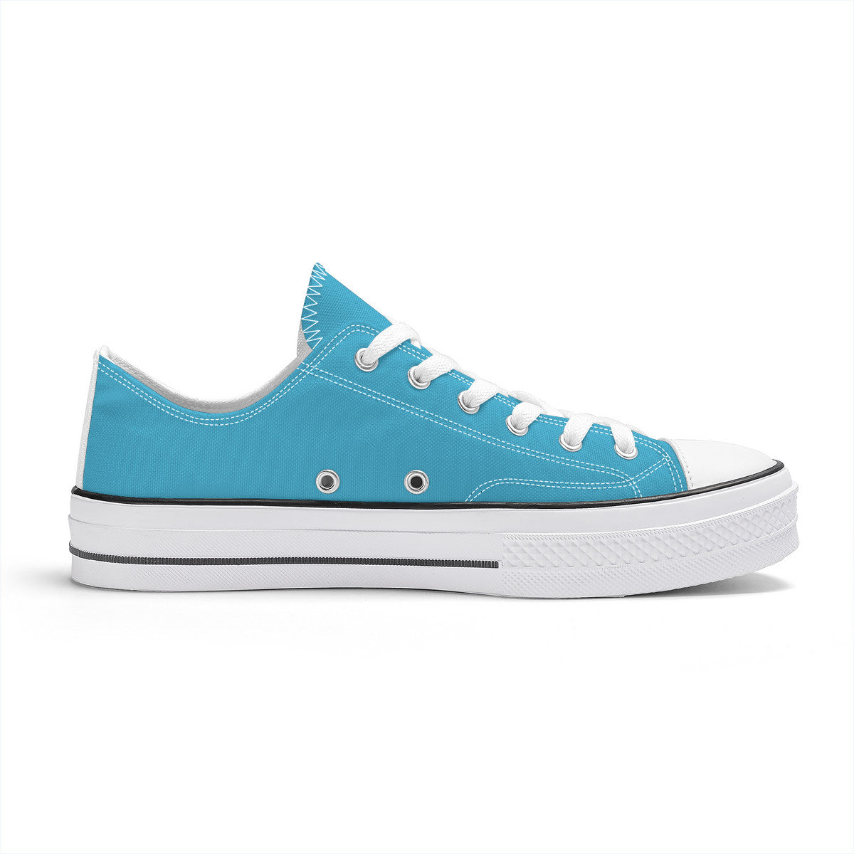 Blue Unisex Classic Low Top Canvas Shoes