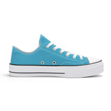 Blue Unisex Classic Low Top Canvas Shoes