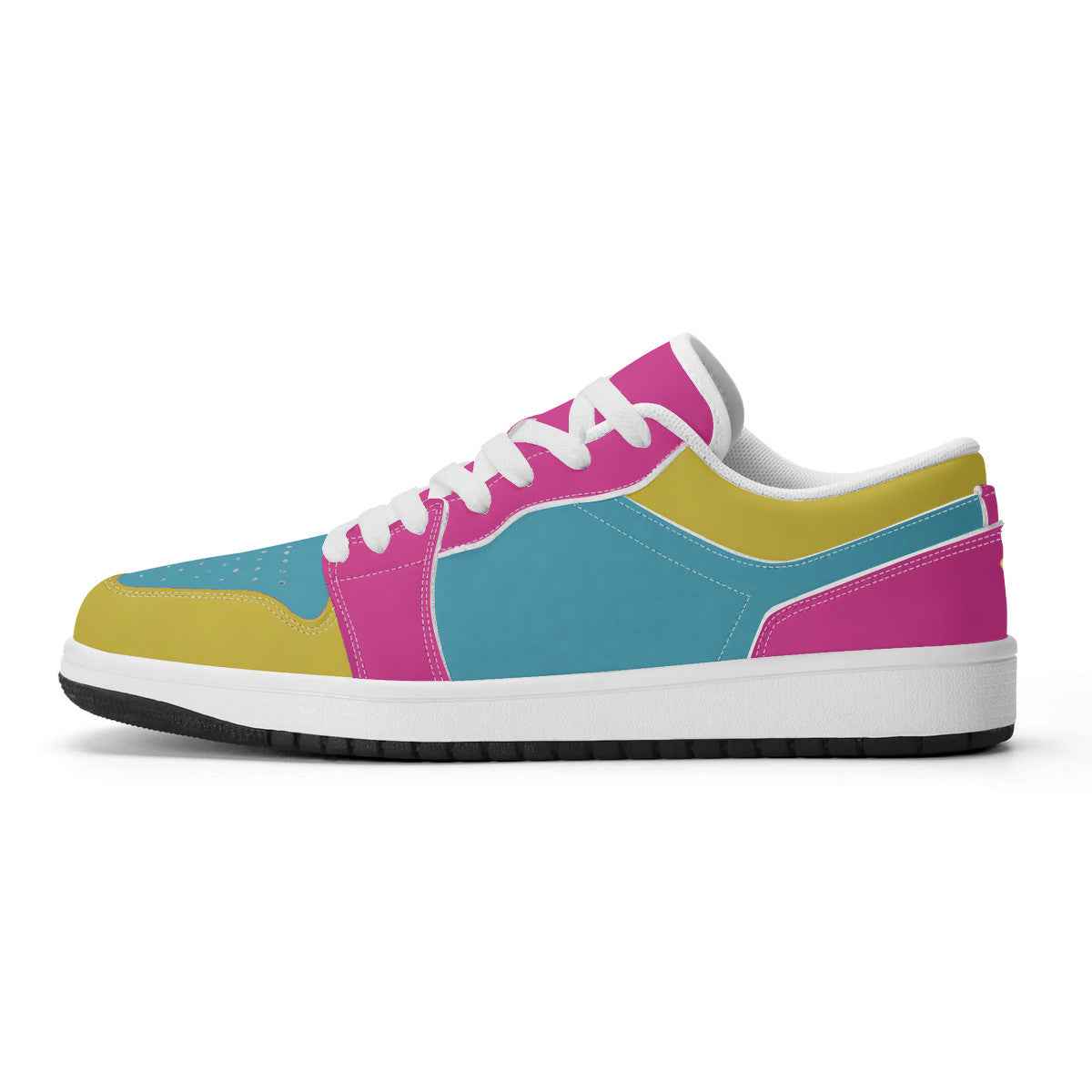 Unisex New Synthetic Leather Low Top Sneakers