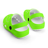 Kid's Neon Green Casual Clogs