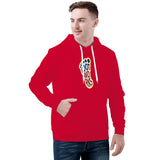 Red Men's All Over Print Hoodie