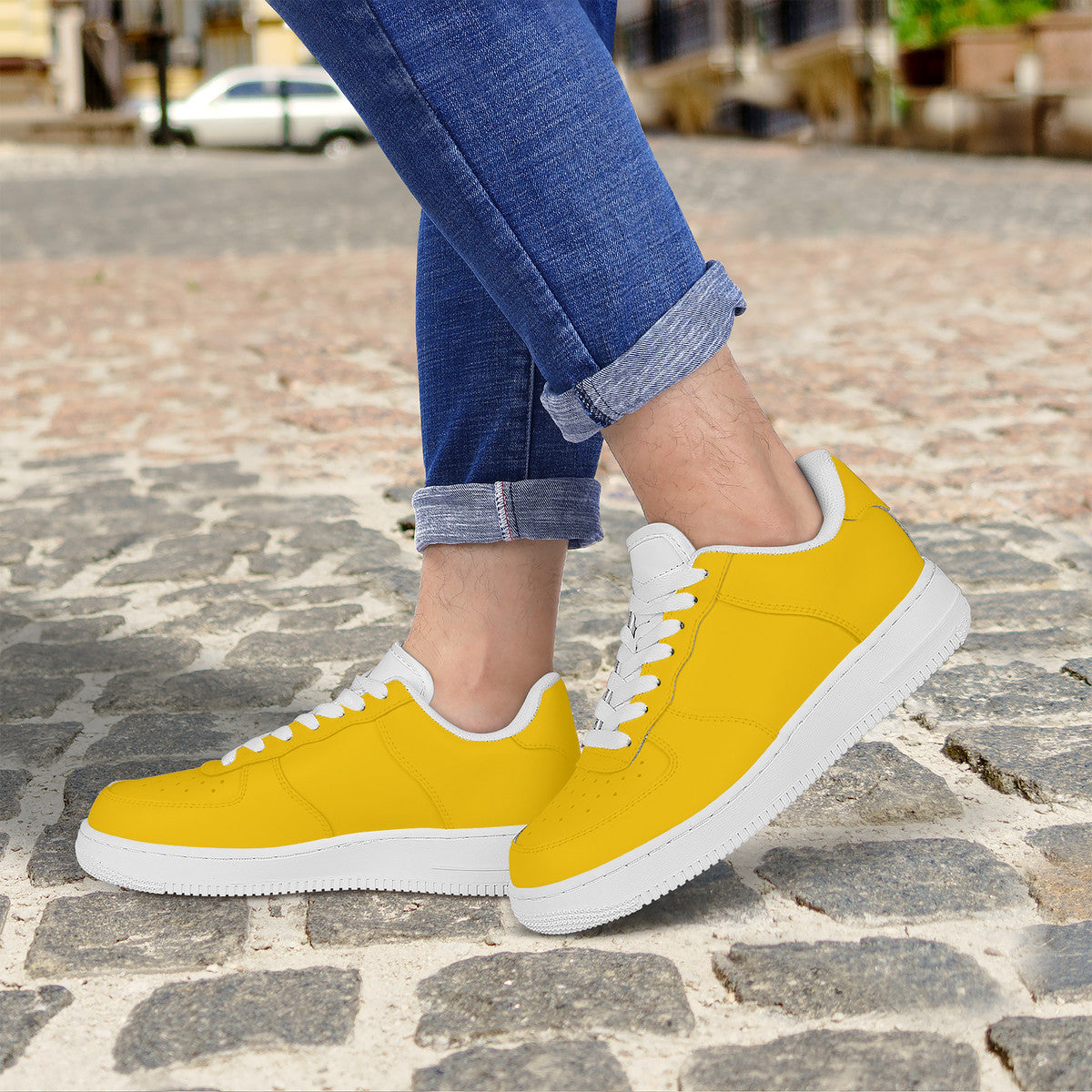 Bannana Yellow Low Top Unisex Sneaker