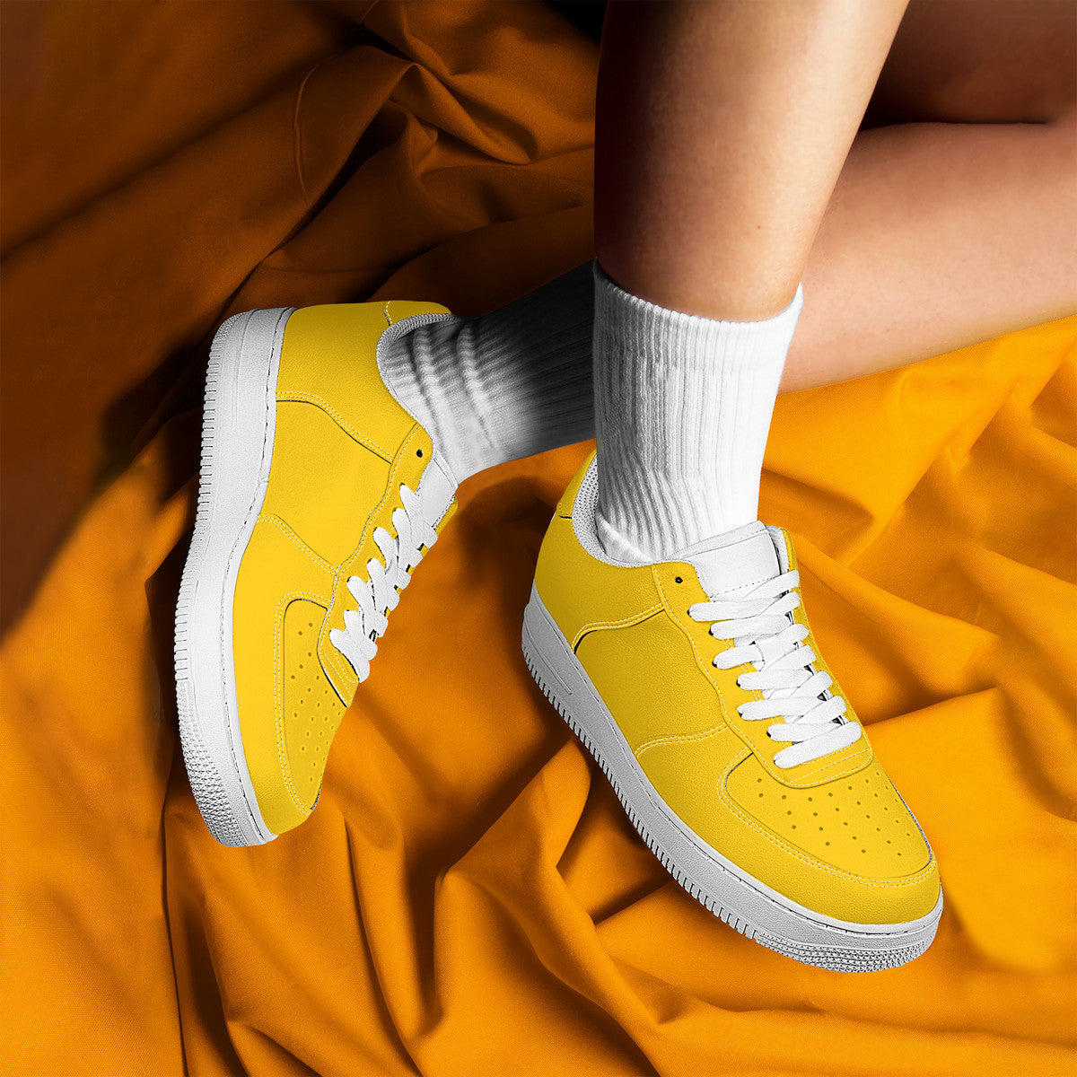 Bannana Yellow Low Top Unisex Sneaker