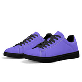 Purple Unisex Premium Synthetic Leather Sneakers