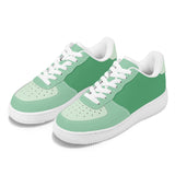 Hues of Green Unisex Microfiber Sneakers