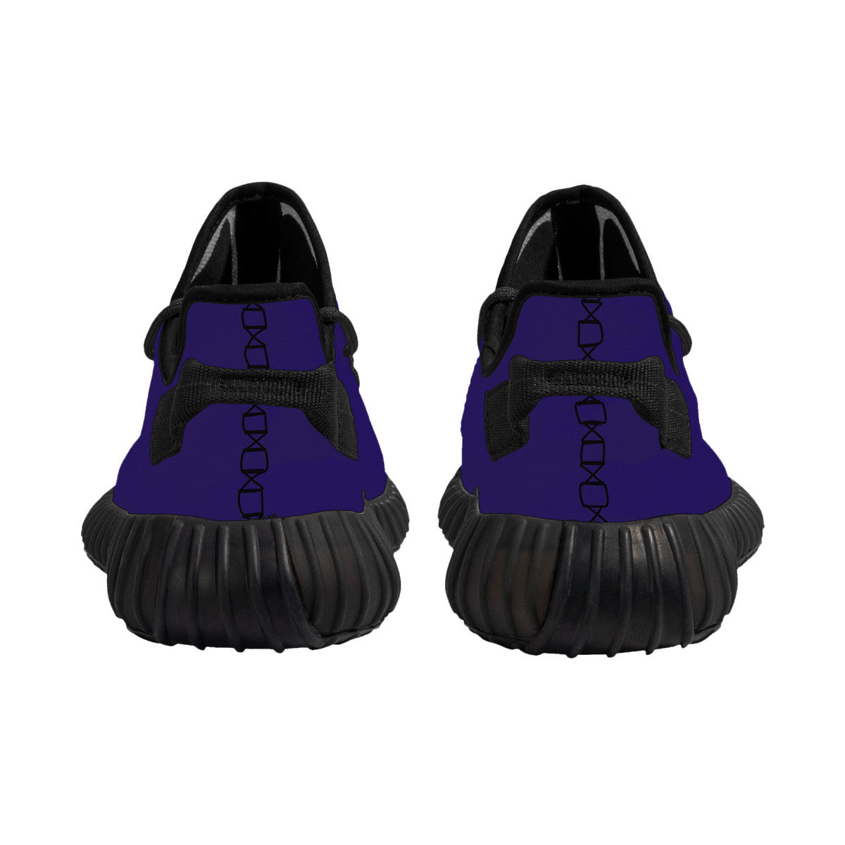 Ravens Purple  Breathable Mesh Knit Sneaker