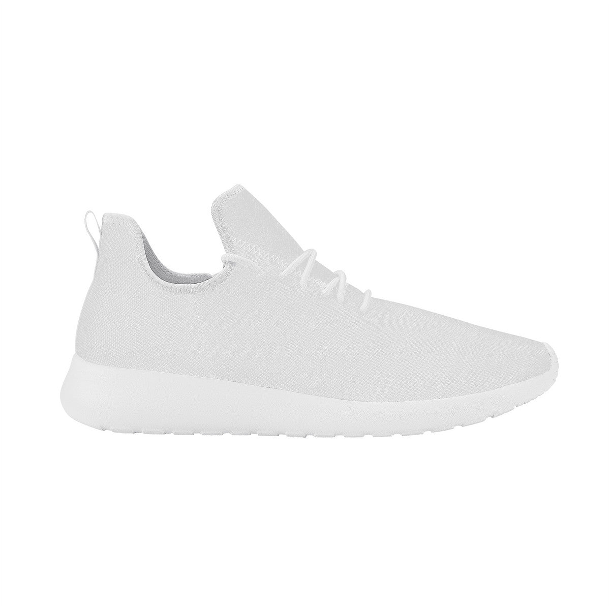 White Lightweight Mesh Knit Sneaker
