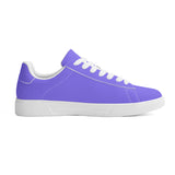 Purple Unisex Premium Synthetic Leather Sneakers