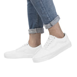 White Low Top Flat Sneaker