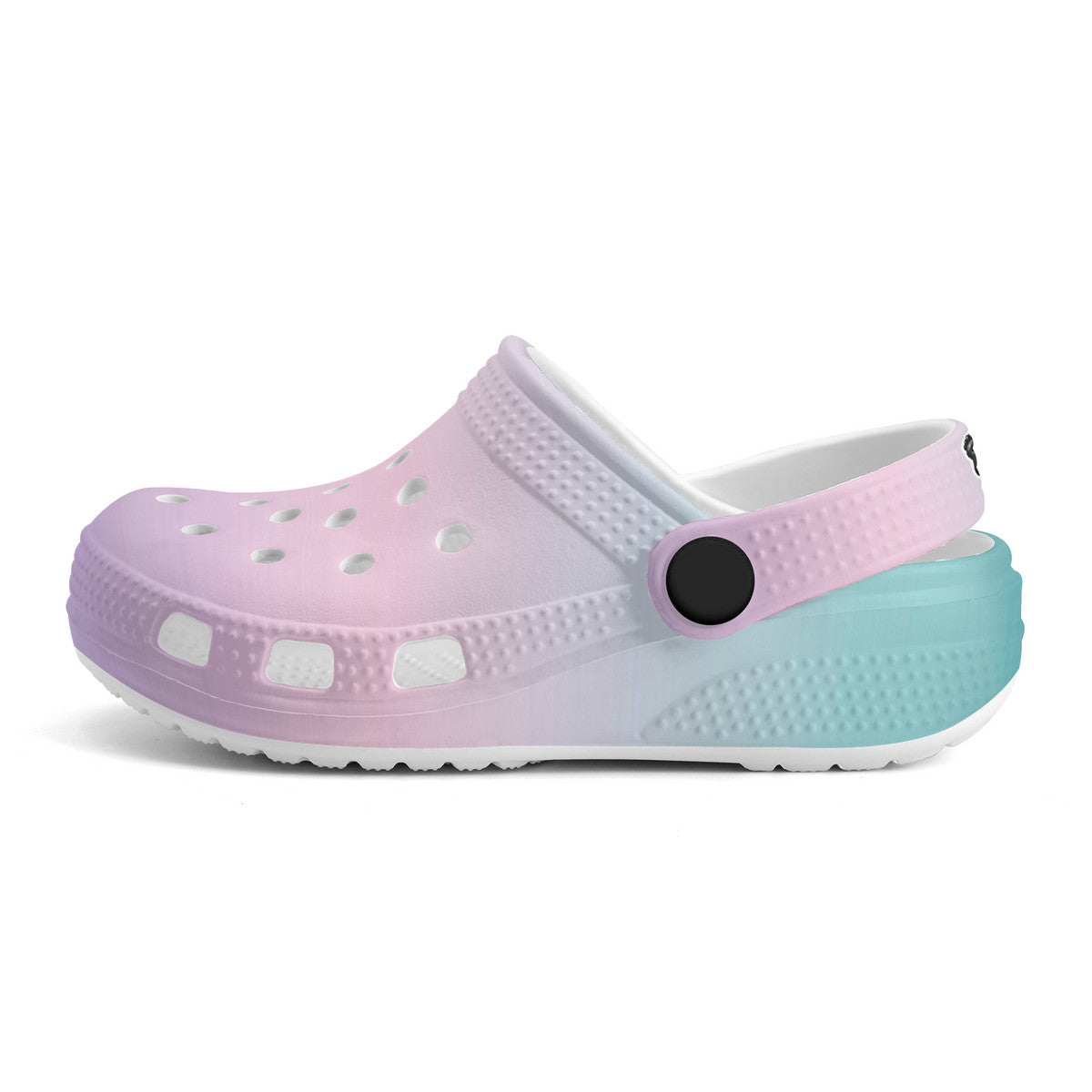 Kid's Mermaid Gradient Casual Clogs