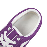 Purple Low Top Flat Sneaker