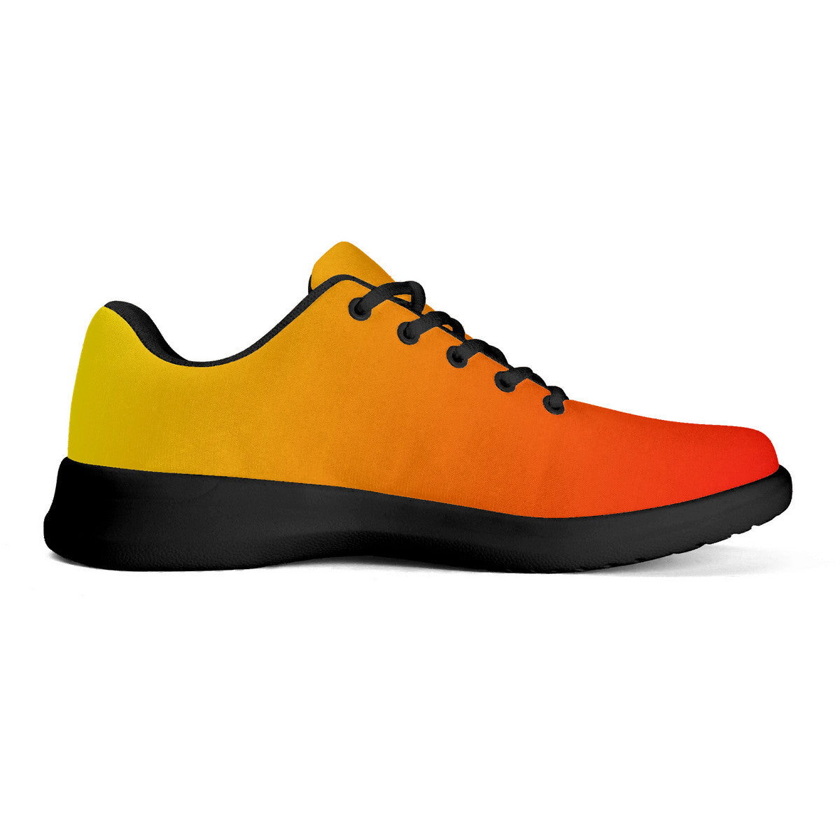 Unisex Orange Gradiant Athletic Running Shoes