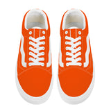 Orioles Orange Low Top Flat Sneaker