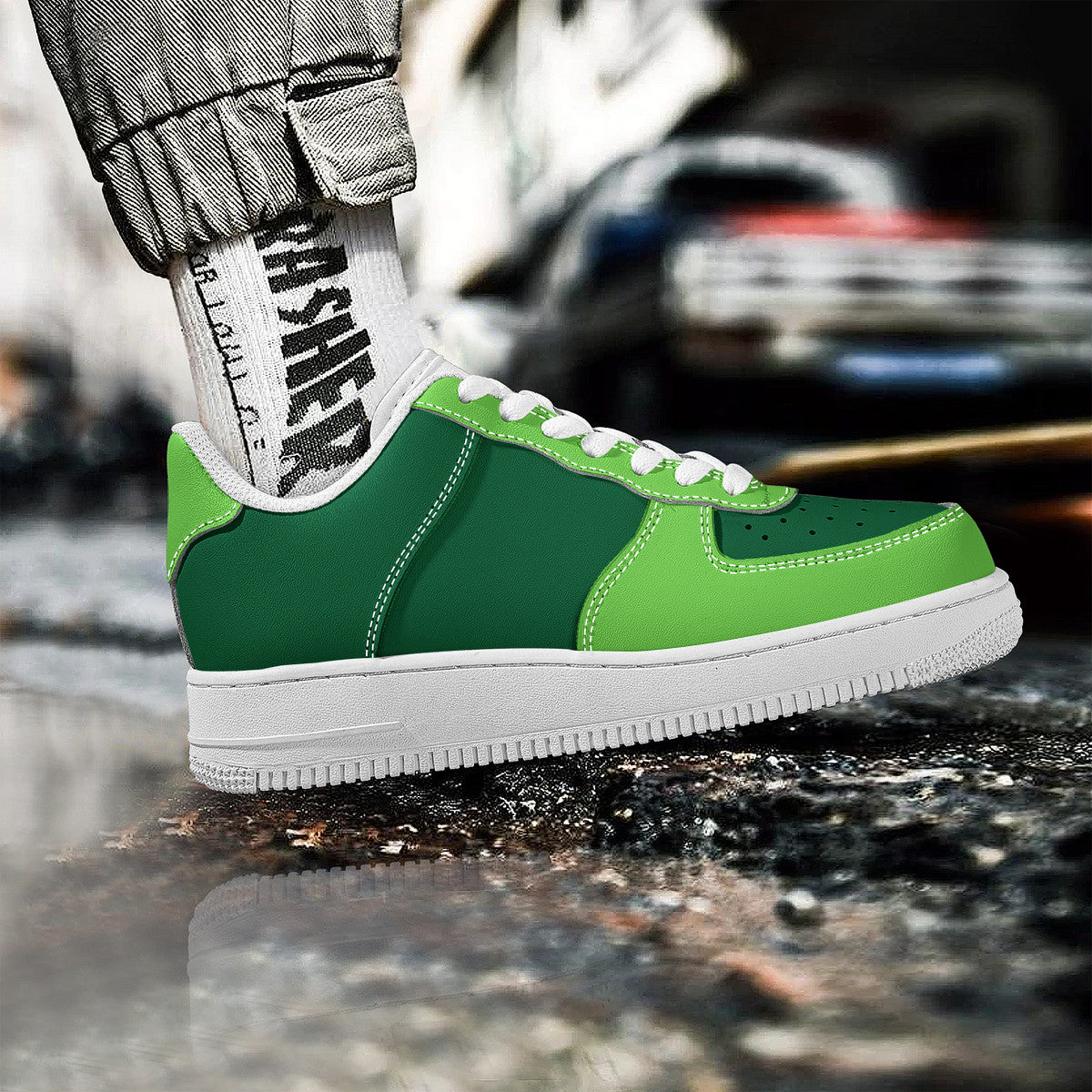Green Low Top Unisex Sneaker