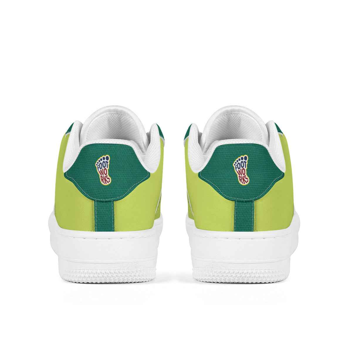 Neon Green Unisex Microfiber Sneakers