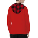 Kids Red and Black Hoodie