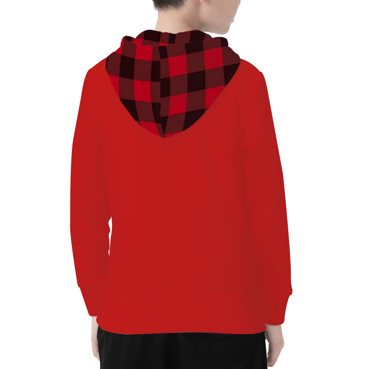 Kids Red and Black Hoodie