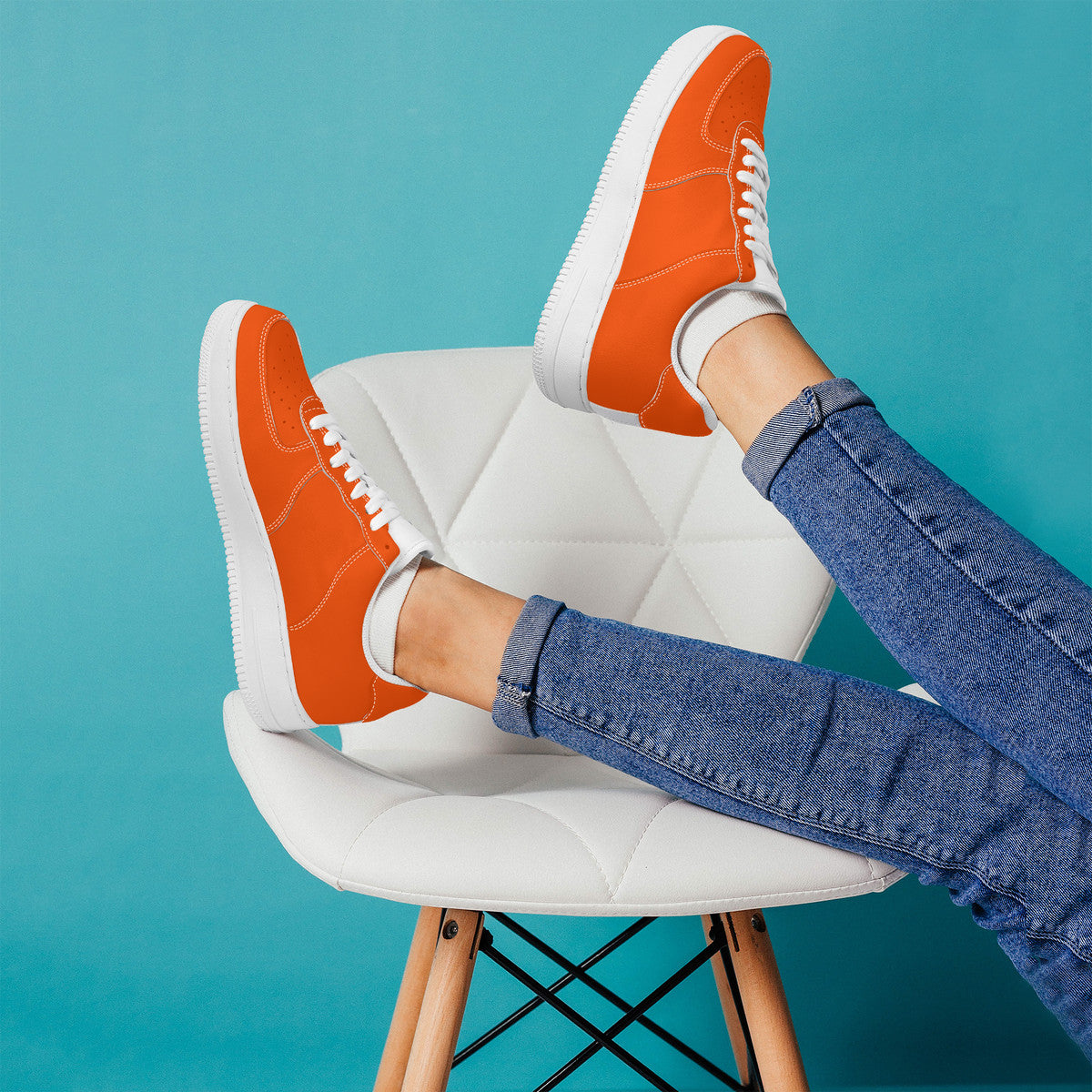 Orioles Orange Low Top Unisex Sneaker