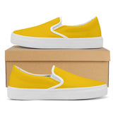 Bannana Yellow Skate Slip On Shoes