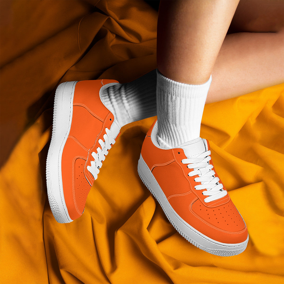 Orioles Orange Low Top Unisex Sneaker
