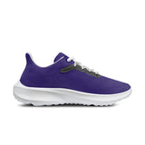 Purple Unisex Lace Up Running Shoes