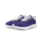 Purple Unisex Lace Up Running Shoes