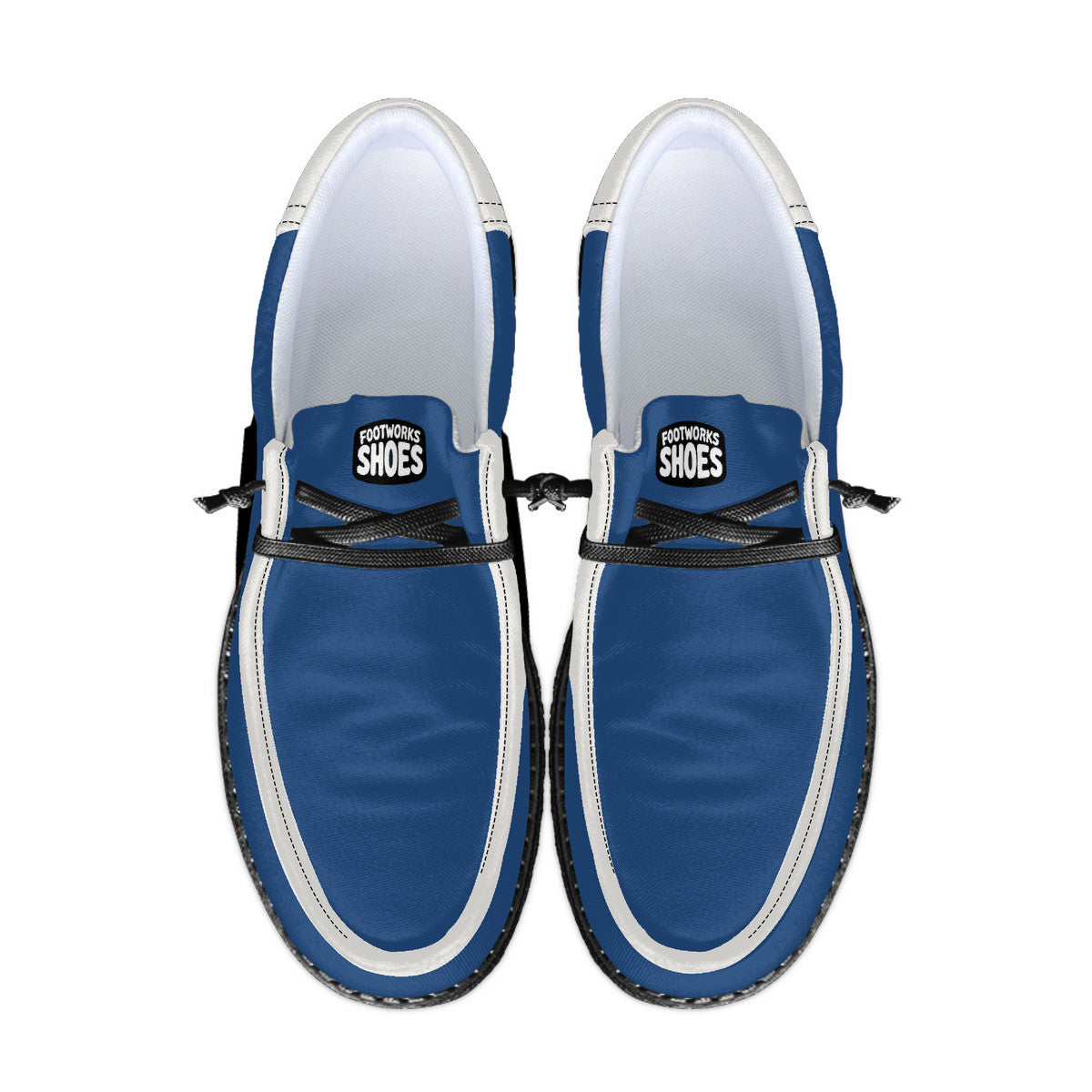 Unisex blue Canvas Loafers