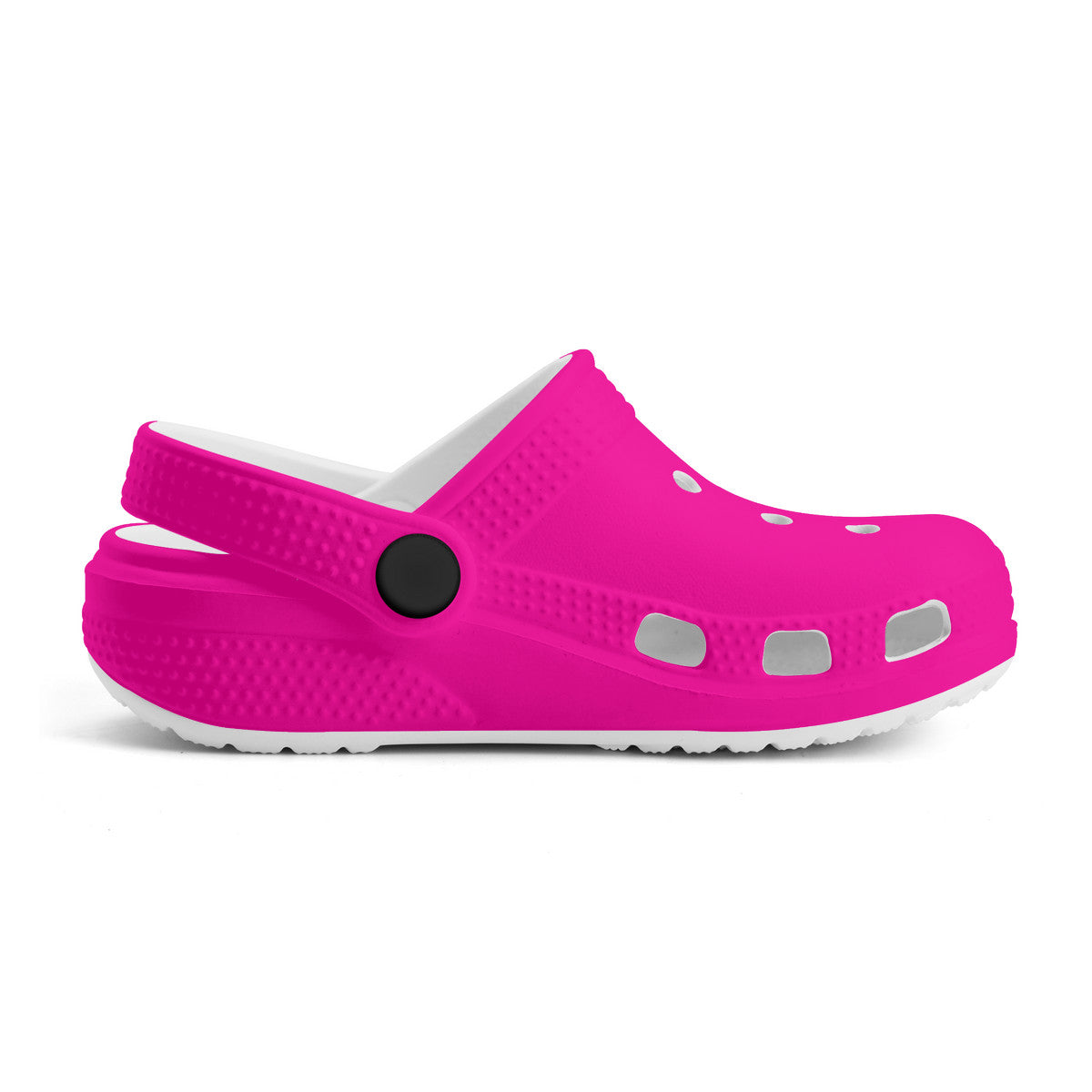 Kid's Neon Pink Casual Clogs